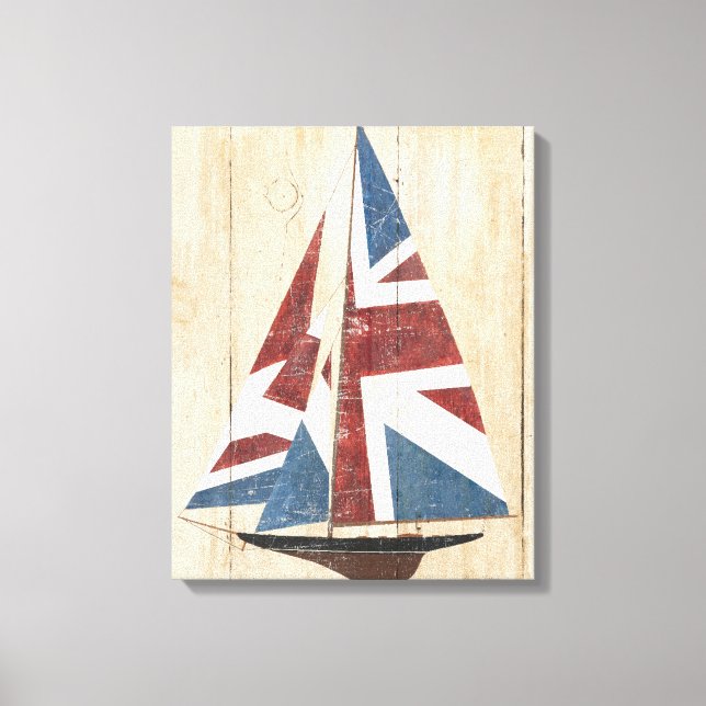 Impressão Em Tela Navio de vela British Flag (Frente)