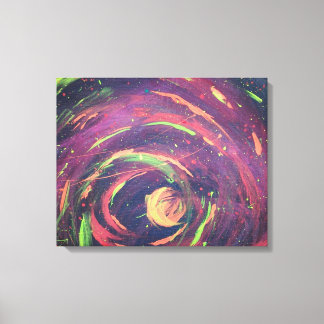 Impressão Em Tela Nebulosa