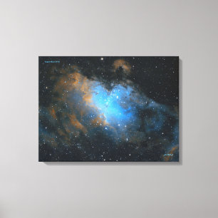 Impressão Em Tela Nebulosa de Águia (M16)