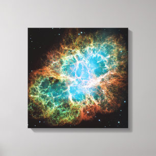 Impressão Em Tela Nebulosa de caranguejo - telescópio de Hubble