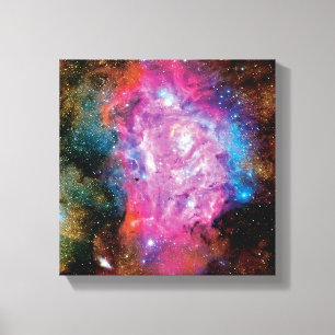Impressão Em Tela Nebulosa de Emissão da Lagoa Nuvem Interestelar Fo