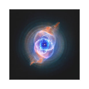 Impressão Em Tela Nebulosa do Olho do Gato brilhando