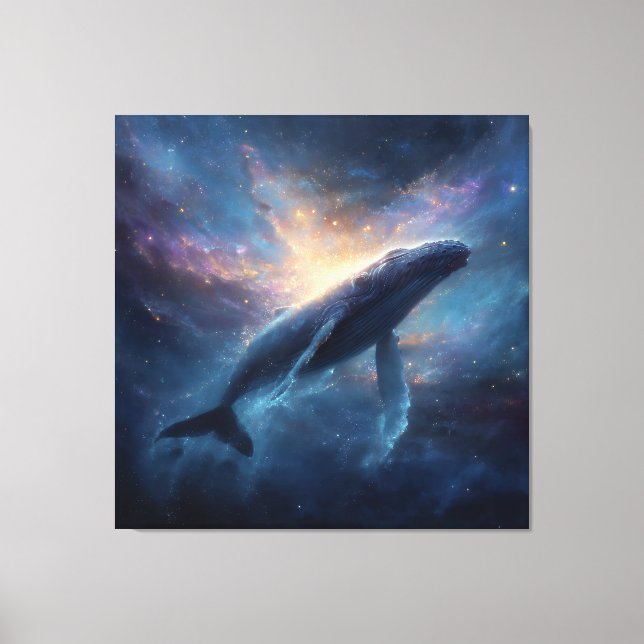 Impressão Em Tela Nebulosa Luminosa Humpback (Frente)