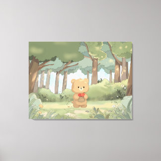 Impressão Em Tela Necessidades do urso