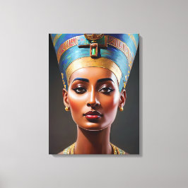 Impressão Em Tela Nefertiti Portrait Arte Original