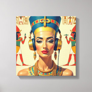 IMPRESSÃO EM TELA NEFERTITI RAINHA DO NILO
