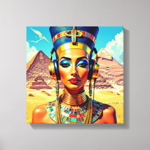 IMPRESSÃO EM TELA NEFERTITI RAINHA DO NILO 4