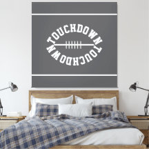 Negrito Futebol TOUCHDOWN Listras Em Cinza Esporti
