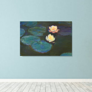 Impressão Em Tela Nenúfares de Claude Monet Arte a Óleo Impressionis