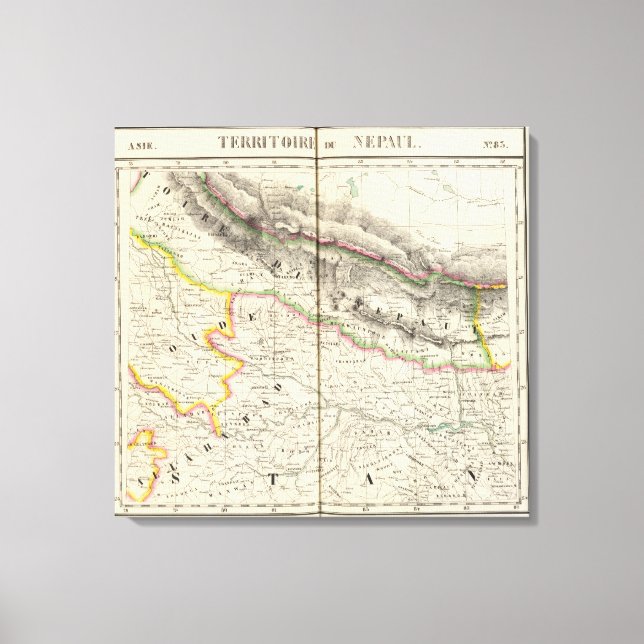 Impressão Em Tela Nepal, Ásia 83 (Frente)