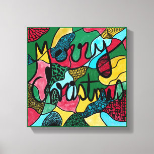 IMPRESSÃO EM TELA NEUROGRÁFICO E LINHA PRETA DO NATAL DE MERRÍCULA