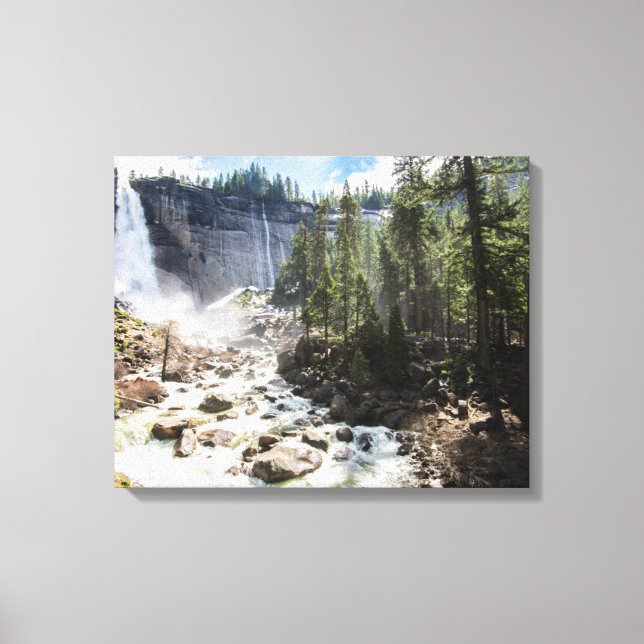 Impressão Em Tela Nevada Falls (Frente)