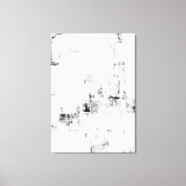 Impressão Em Tela "Neve", Abstrato de arte branca e preta