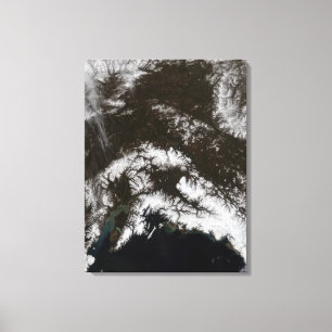 Impressão Em Tela Neve em Alaska central sul