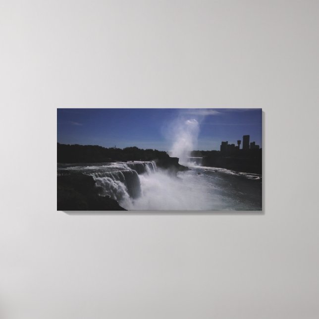 Impressão Em Tela Névoa de Niagara em Ascensão (Frente)