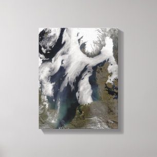 Impressão Em Tela Nevoeiro no mar do Norte