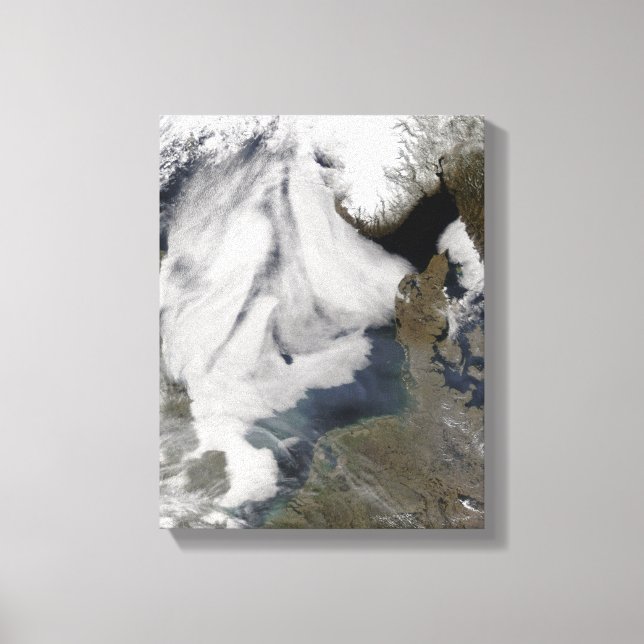 Impressão Em Tela Nevoeiro no mar do Norte 2 (Frente)