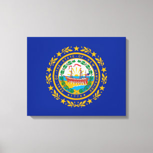 Impressão Em Tela New Hampshire State Flag Design