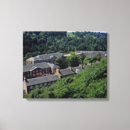 Impressão Em Tela New Lanark Scotland Postcard Poster Photo Block