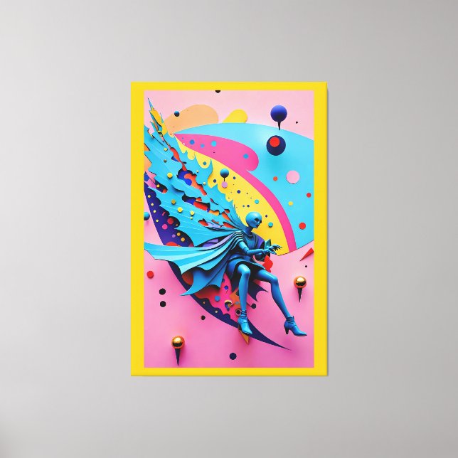 Impressão Em Tela New Wave Angel Fallen - Ken Gage Art (Frente)