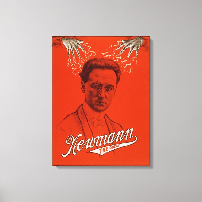 Impressão Em Tela Newmann, o Excelente mágico do Poster nº 2 (Frente)