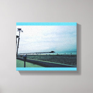 Impressão Em Tela Newport Pier, Newport Beach, Califórnia