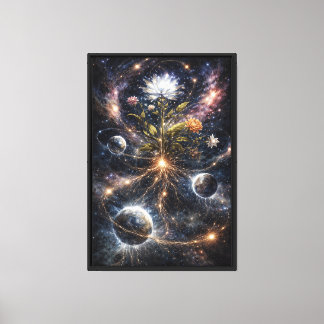 Impressão Em Tela Nexo de Flor Celestial