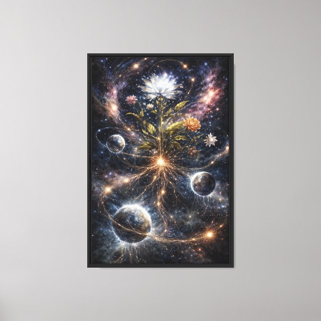 Impressão Em Tela Nexo de Flor Celestial (Frente)