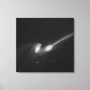 Impressão Em Tela NGC 4676, igualmente conhecido como as galáxias
