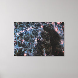 Impressão Em Tela NGC 5068 Azul e Vermelho | JWST