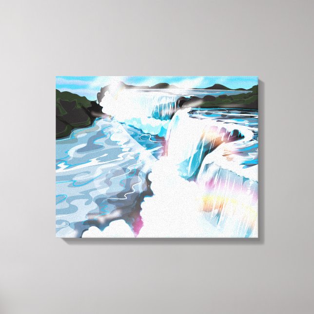 Impressão Em Tela Niagara Falls (Frente)