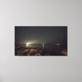 Impressão Em Tela Night Sky sobre Gouldsboro Bay, Maine