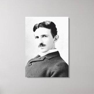 Impressão Em Tela Nikola Tesla Portrait