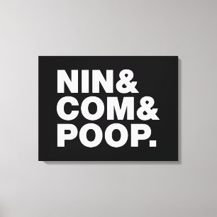 IMPRESSÃO EM TELA NIN & COM & POOP.