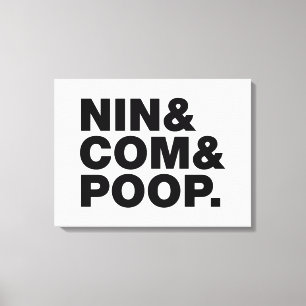 IMPRESSÃO EM TELA NIN & COM & POOP.