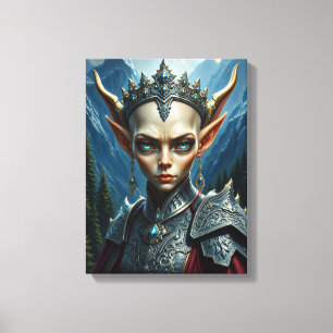 Impressão Em Tela Nivalis High Peak Sentinel - Fantasia de Luxo