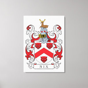 Impressão Em Tela Nix Family Crest