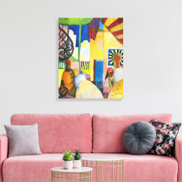 Impressão Em Tela No Bazar | Auguste Macke |