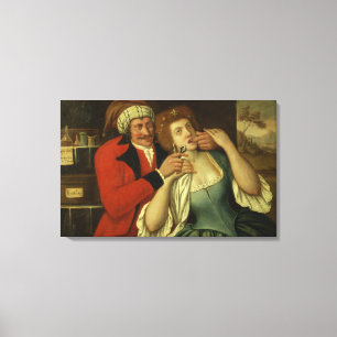 Impressão Em Tela No Dentista (óleo na canvas)