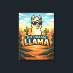 Impressão Em Tela No Drama Llama - Critter Kingdom<br><div class="desc">Welcome to No Drama Llama, the home of chill vibes and funny llama designs. If life feels a little too dramatic, our laid-back llamas are here to remind you to relax, laugh, and keep things simple. From cool cartoon llamas to sarcastic slogans, every design celebrates a drama-free attitude and a...</div>