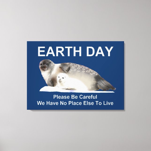 Impressão Em Tela No gelo fino (Frente)