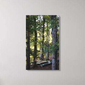 Impressão Em Tela No lago