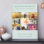 Impressão Em Tela No Loving Memory Custom 11 Photo Collage Green<br><div class="desc">No Loving Memory Photo Collage em uma canvas alta, que você pode personalizar com fotos de seus entes queridos. O texto é totalmente editável, e atualmente lê-se "na amável memória de Nana e Avô" no topo e, "Eles pediram tão pouco, mas deram tanto" no final. O modelo de foto está...</div>