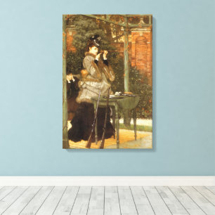 Impressão Em Tela No Rifle Range de James Tissot, Vintage Art