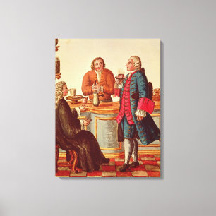 Impressão Em Tela Nobres Venetian em um café