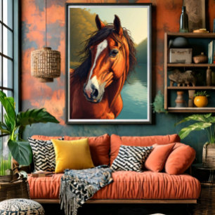 Impressão Em Tela Nobreza Equina