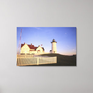 Impressão Em Tela Nobska Lighthouse, Woods Hole, Massachusetts