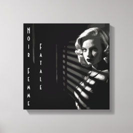 Impressão Em Tela Noir Femme Fatale