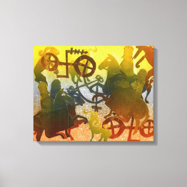 Impressão Em Tela Noite (Frente)