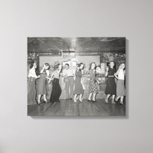 Impressão Em Tela Noite das Garotas, 1938